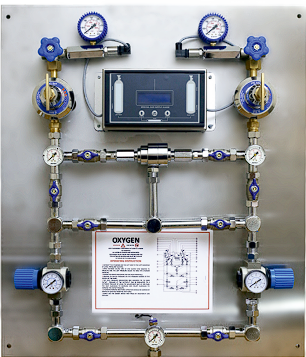 AUTOMATIC CONTROL AND HIGH PRESSURE REDUCER UNIT O₂/N₂O/CO₂ /He/Ar  300m³/h